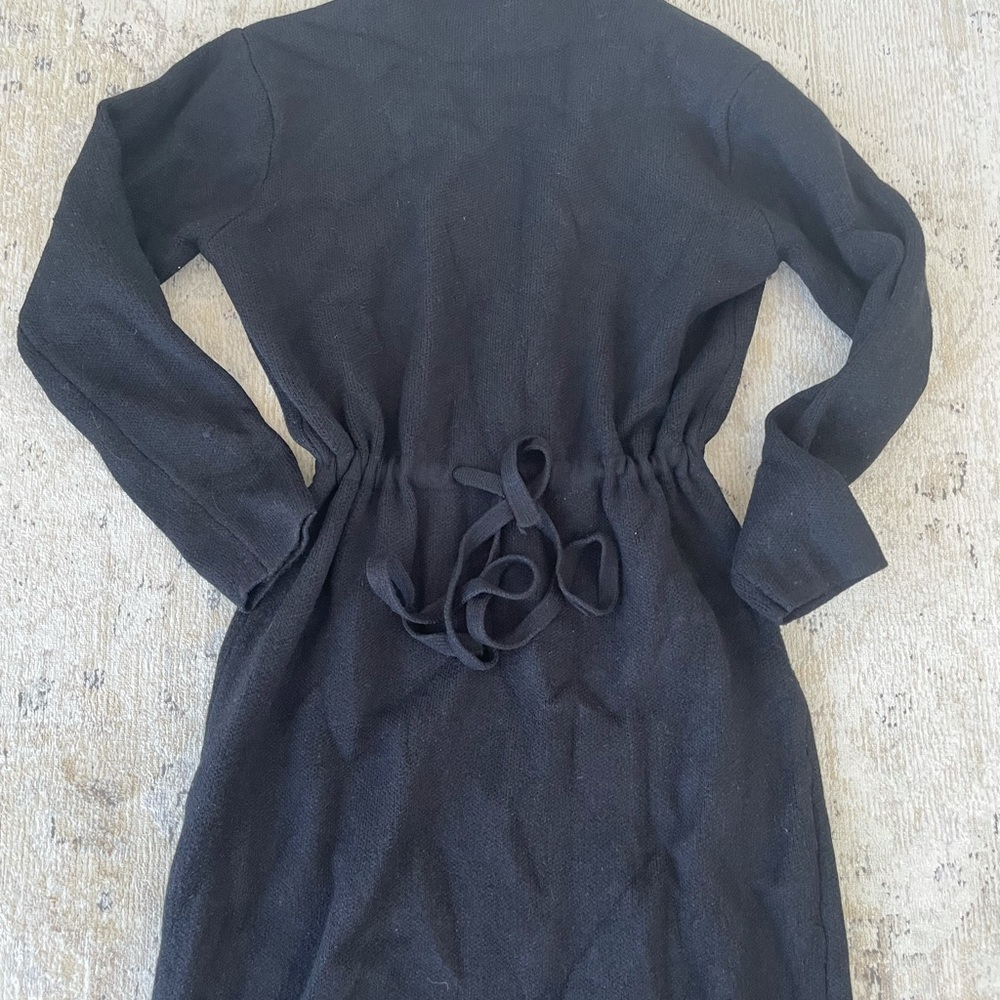 Dress mid fall winter season viscose black s/M